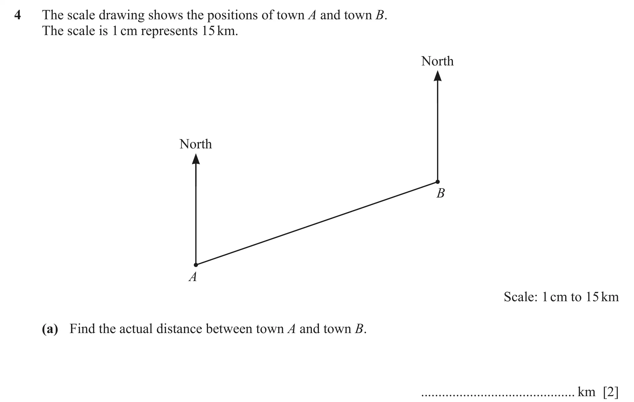 Question 4(a) - Cambridge IGCSE Maths Past Papers - Core Calculator June 2022 - Paper 11