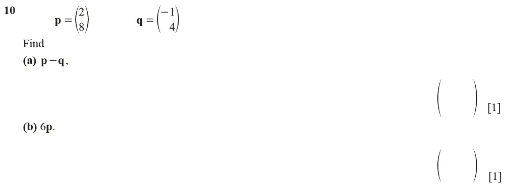 Question 10(a,b) - Cambridge IGCSE Maths Past Papers - Core Calculator June 2022 - Paper 12