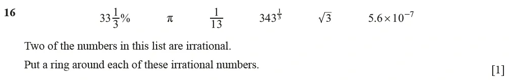 Question 16 - Cambridge IGCSE Maths Past Papers - Core Calculator June 2022 - Paper 12