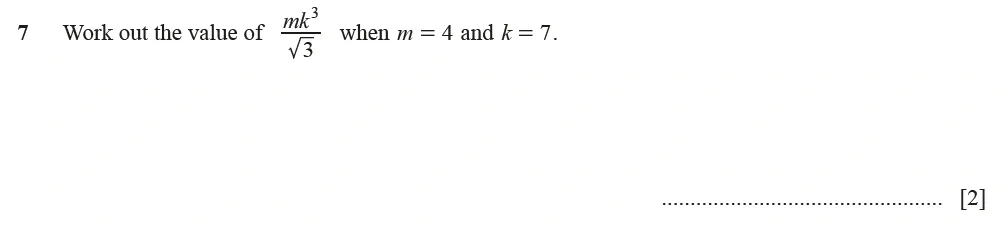 Question 07 - Cambridge IGCSE Maths Past Papers - Core Calculator June 2022 - Paper 13