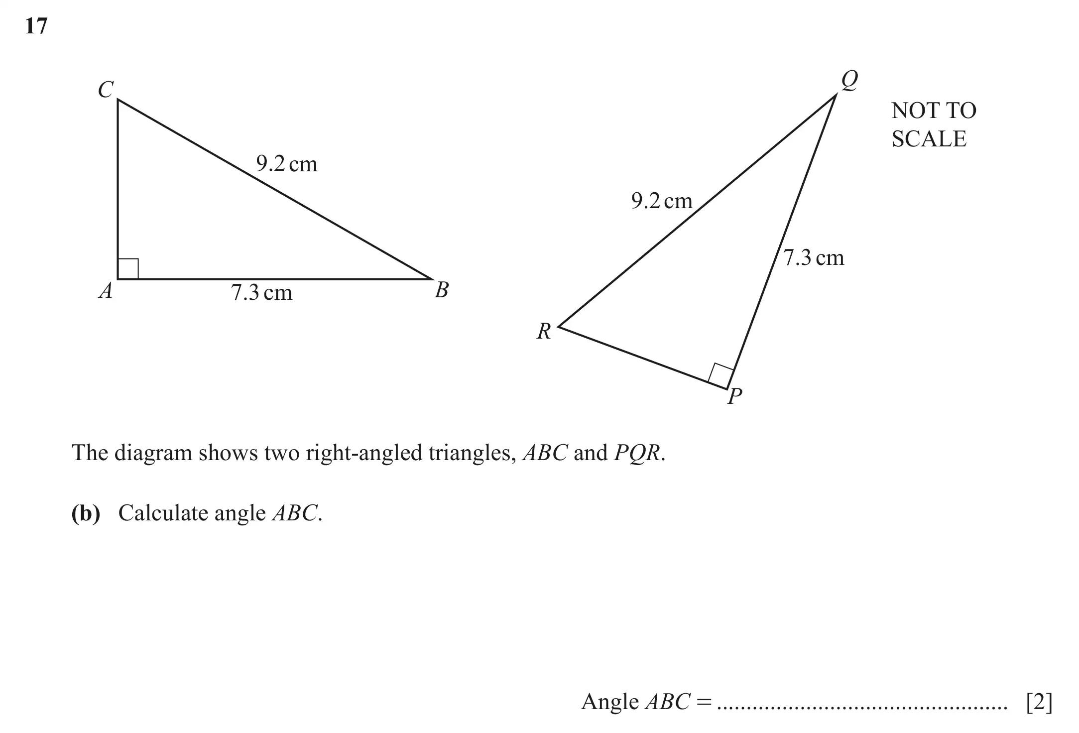 Question 17(b) - Cambridge IGCSE Maths Past Papers - Core Calculator June 2022 - Paper 13