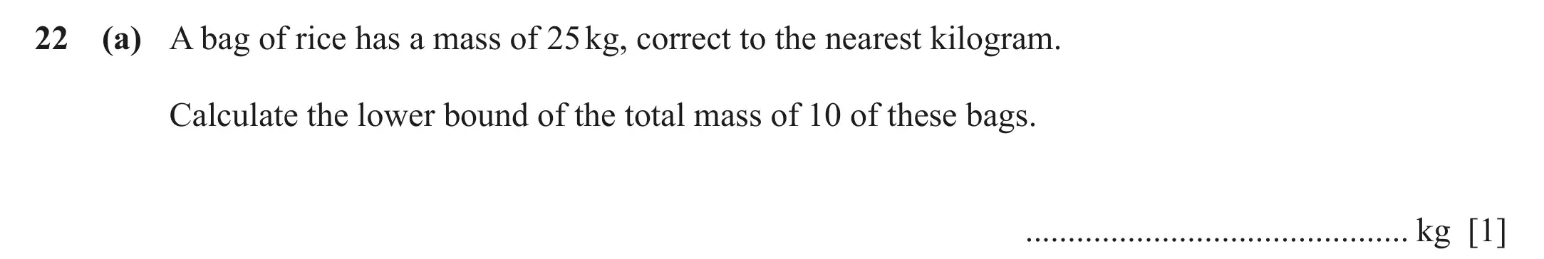 Question 22(a) - Cambridge IGCSE Maths Past Papers - Extended Calculator March 2021 - Paper 2