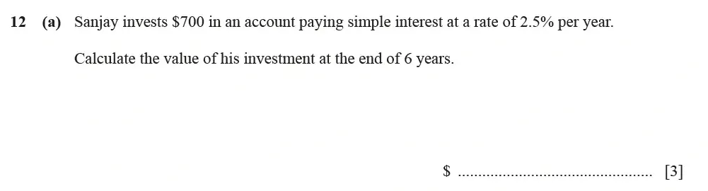 Question 12(a) - Cambridge IGCSE Maths Past Papers - Extended Calculator March 2022 - Paper 2