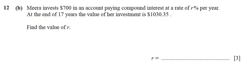 Question 12(b) - Cambridge IGCSE Maths Past Papers - Extended Calculator March 2022 - Paper 2