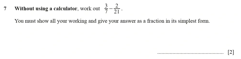 Question 07 - Cambridge IGCSE Maths Past Papers - Extended Calculator June 2022 - Paper 21