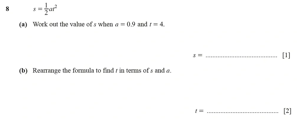Question 08 - Cambridge IGCSE Maths Past Papers - Extended Calculator June 2022 - Paper 21