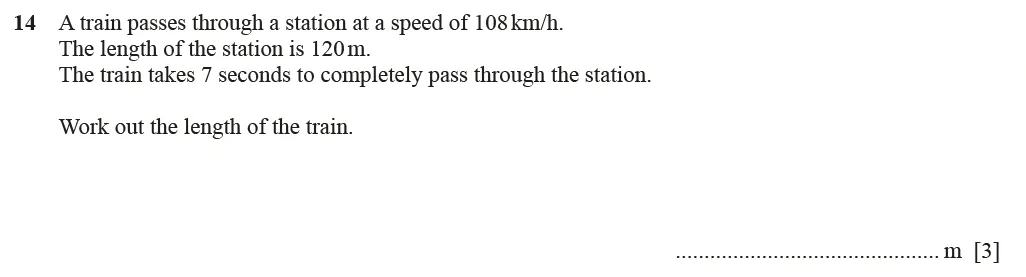 Question 14 - Cambridge IGCSE Maths Past Papers - Extended Calculator June 2022 - Paper 21