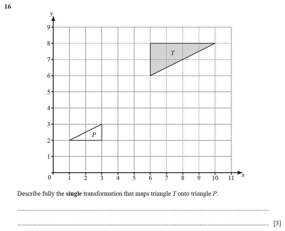Question 16 - Cambridge IGCSE Maths Past Papers - Extended Calculator June 2022 - Paper 21
