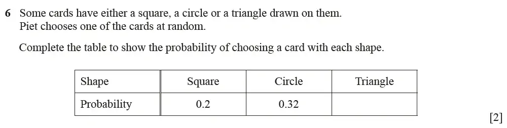 Question 06 - Cambridge IGCSE Maths Past Papers - Extended Calculator June 2022 - Paper 22
