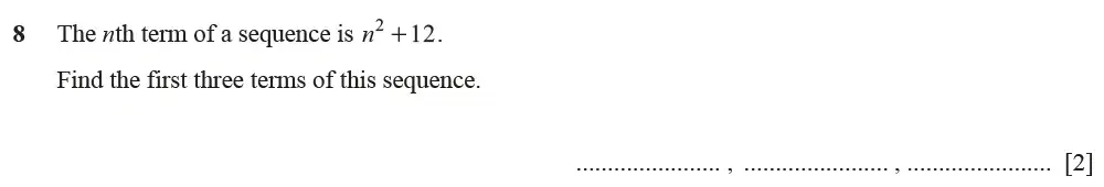 Question 08 - Cambridge IGCSE Maths Past Papers - Extended Calculator June 2022 - Paper 22