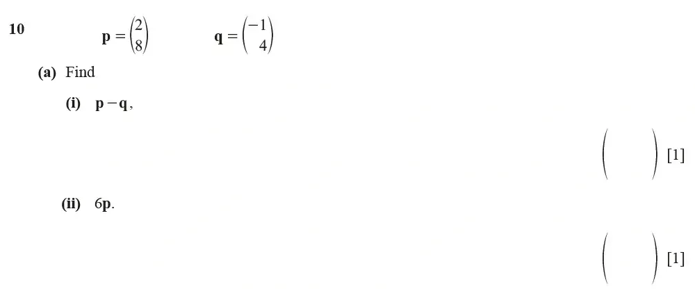 Question 10(a)(i,ii) - Cambridge IGCSE Maths Past Papers - Extended Calculator June 2022 - Paper 22