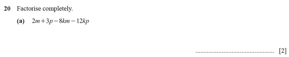 Question 20(a) - Cambridge IGCSE Maths Past Papers - Extended Calculator June 2022 - Paper 22