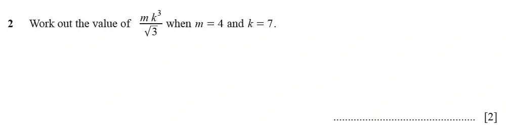 Question 02 - Cambridge IGCSE Maths Past Papers - Extended Calculator June 2022 - Paper 23