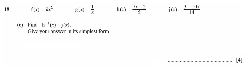 Question 19(c) - Cambridge IGCSE Maths Past Papers - Extended Calculator June 2022 - Paper 23