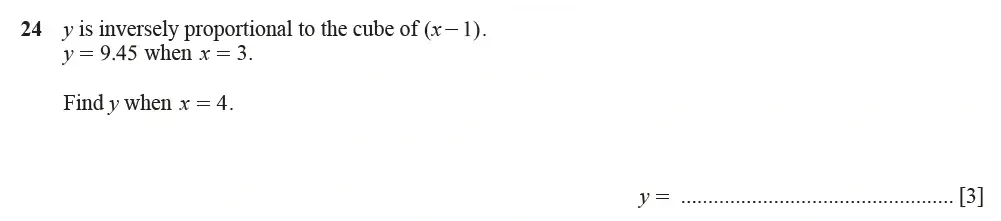 Question 24 - Cambridge IGCSE Maths Past Papers - Extended Calculator June 2022 - Paper 23