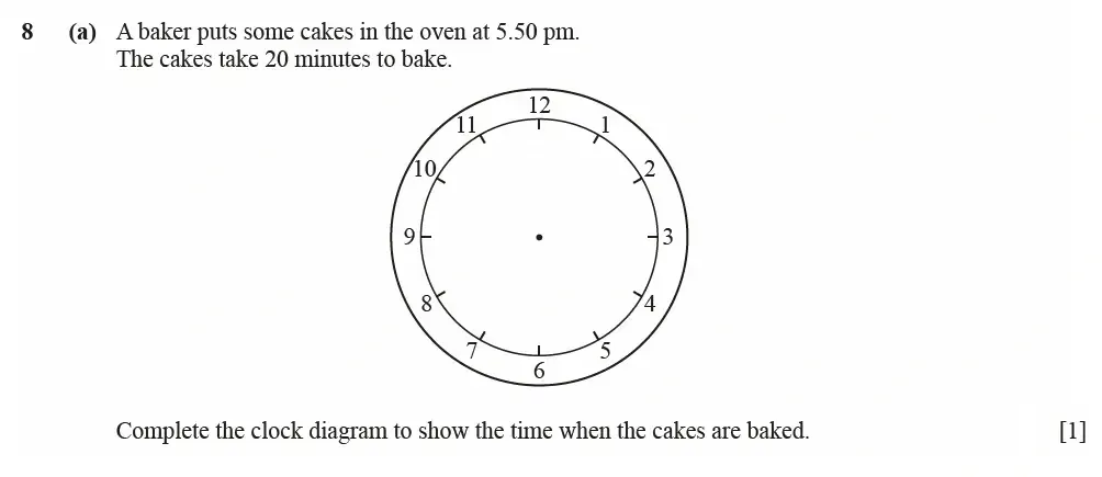 Question 08(a) - Cambridge IGCSE Maths Past Papers - Core Calculator March 2021 - Paper 3