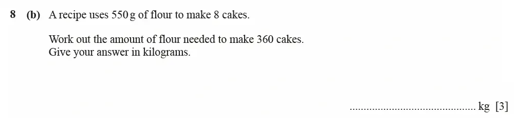 Question 08(b) - Cambridge IGCSE Maths Past Papers - Core Calculator March 2021 - Paper 3