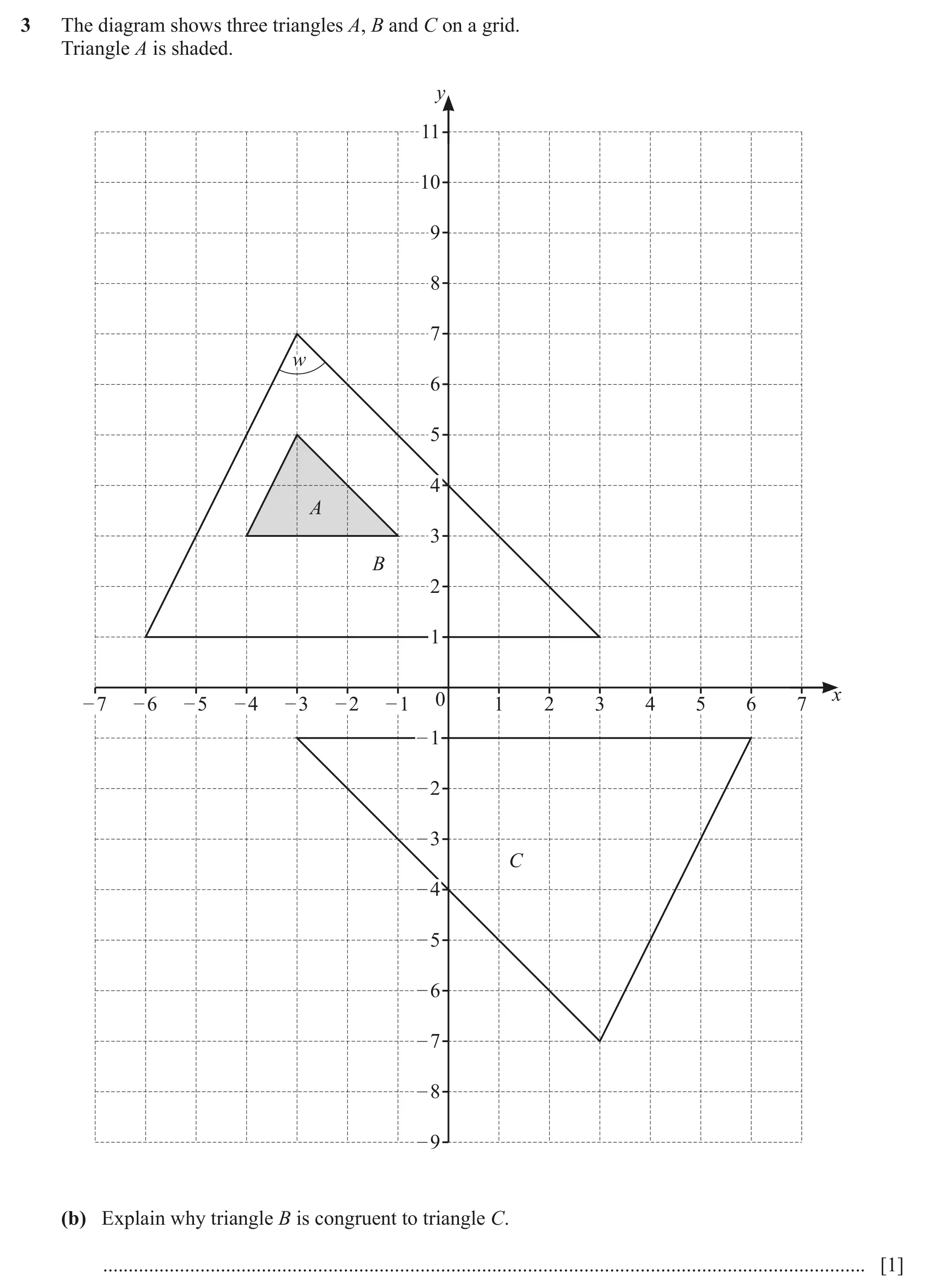 Question 3(b) - Cambridge IGCSE Maths Past Papers - Core Calculator March 2021 - Paper 3