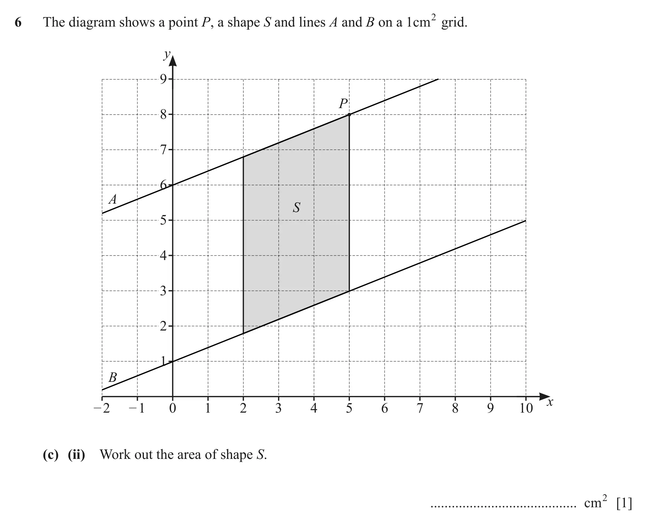 Question 6(c) (ii) - Cambridge IGCSE Maths Past Papers - Core Calculator March 2021 - Paper 3