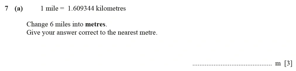 Question 07(a) - Cambridge IGCSE Maths Past Papers - Core Calculator March 2022 - Paper 3