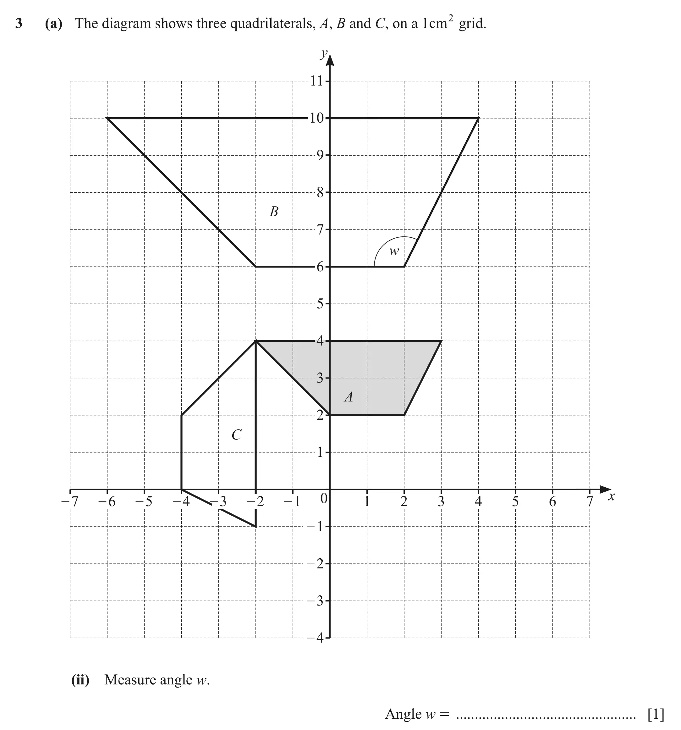 Question 3(a)(ii) - Cambridge IGCSE Maths Past Papers - Core Calculator March 2022 - Paper 3
