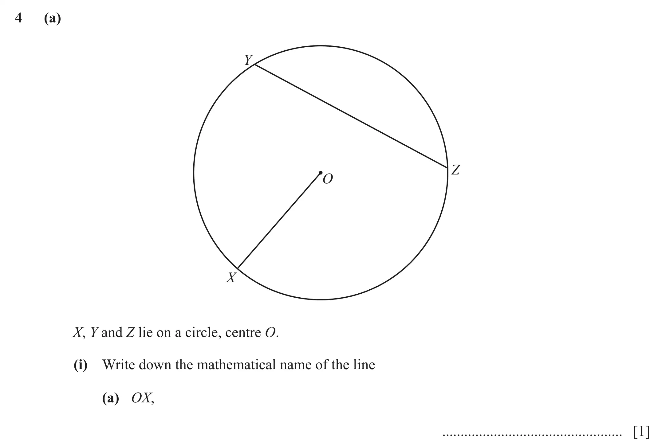 Question 4(a)(i)(a) - Cambridge IGCSE Maths Past Papers - Core Calculator March 2022 - Paper 3