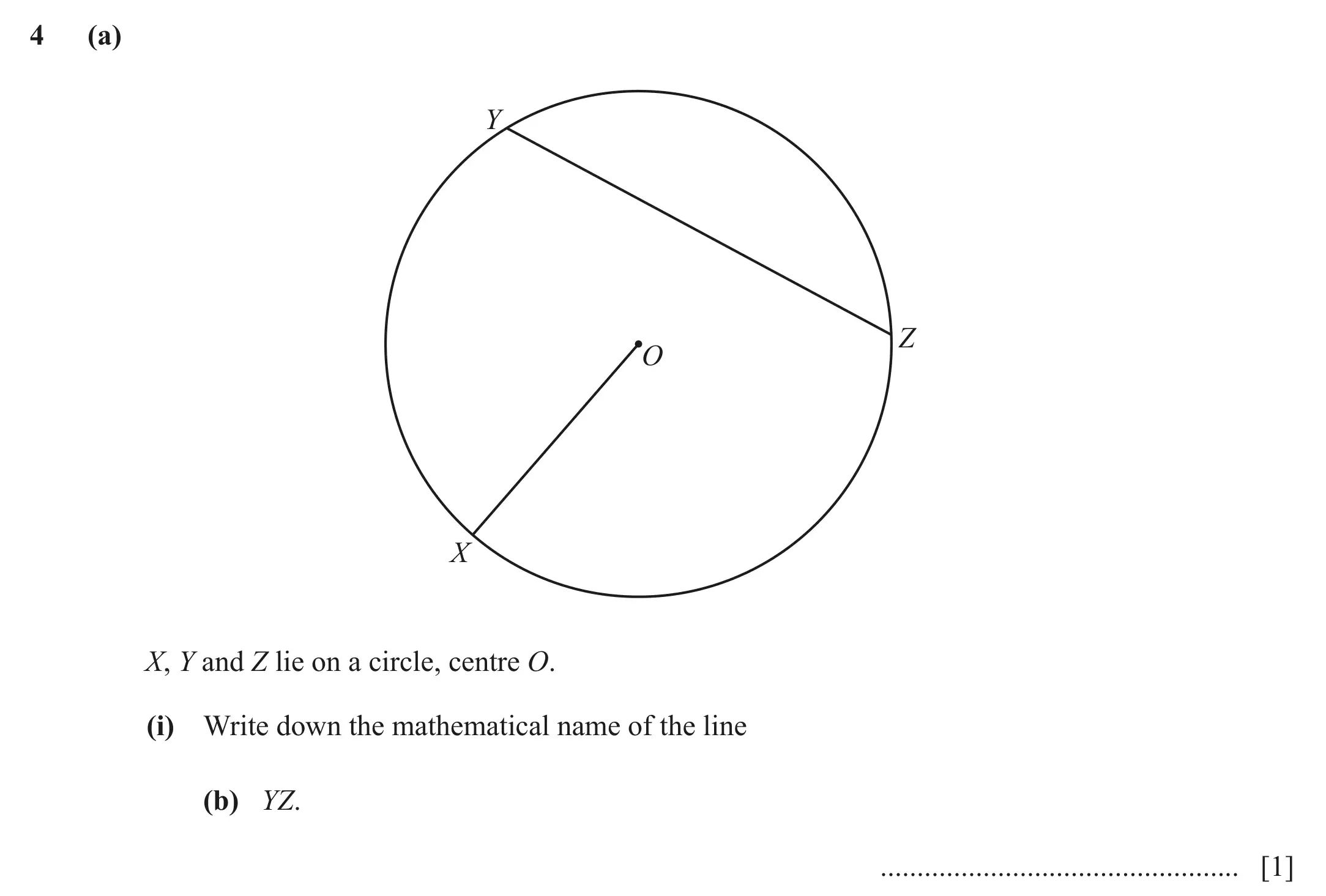 Question 4(a)(i)(b) - Cambridge IGCSE Maths Past Papers - Core Calculator March 2022 - Paper 3