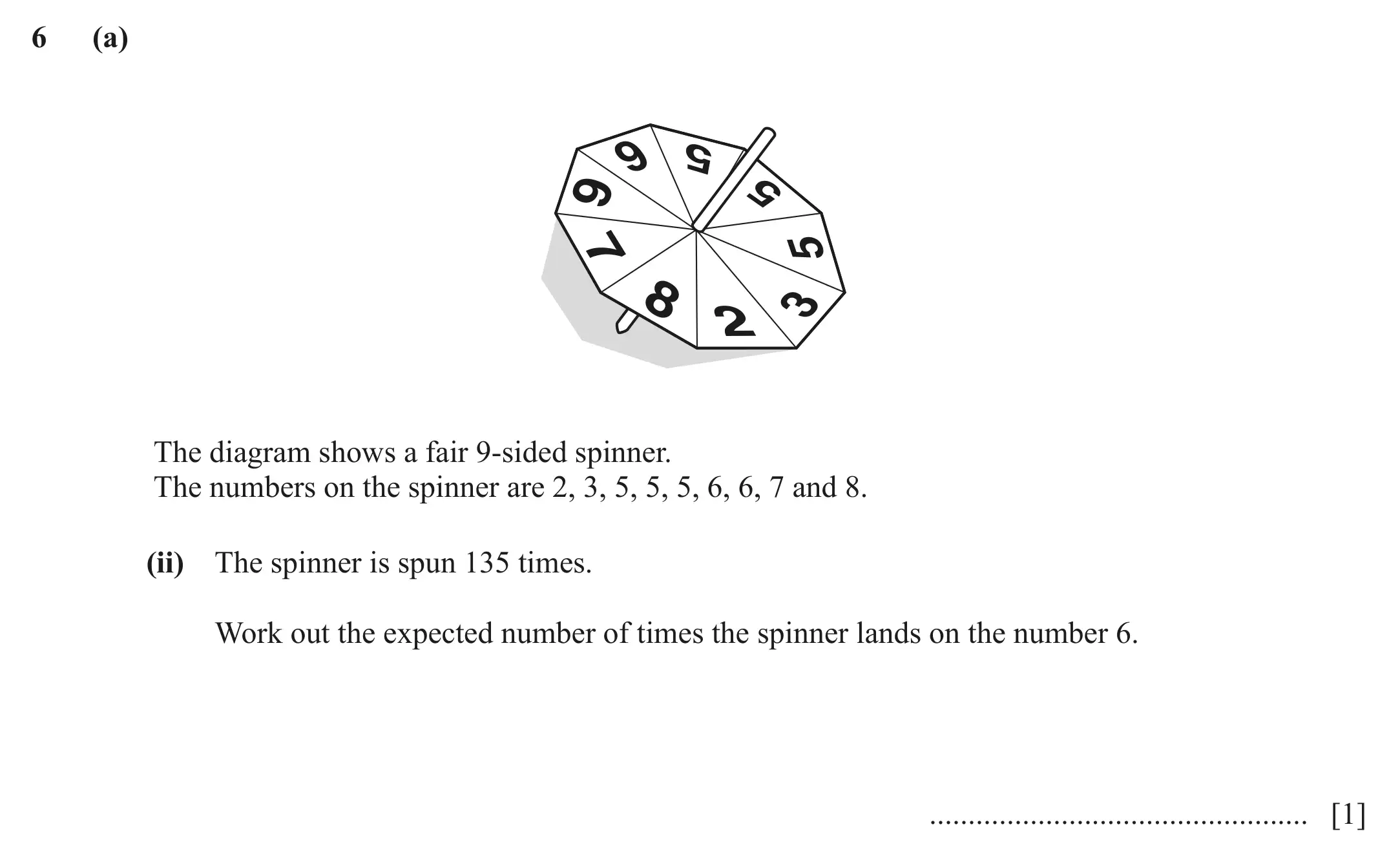 Question 6(a)(ii) - Cambridge IGCSE Maths Past Papers - Core Calculator March 2022 - Paper 3