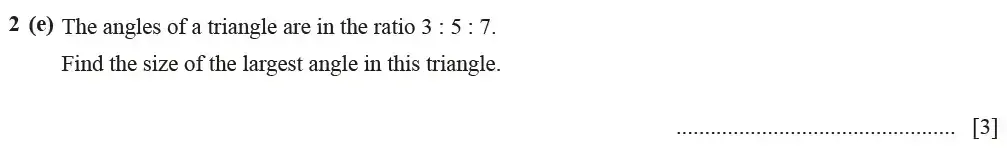 Question 02(e) - Cambridge IGCSE Maths Past Papers - Core Calculator June 2022 - Paper 31