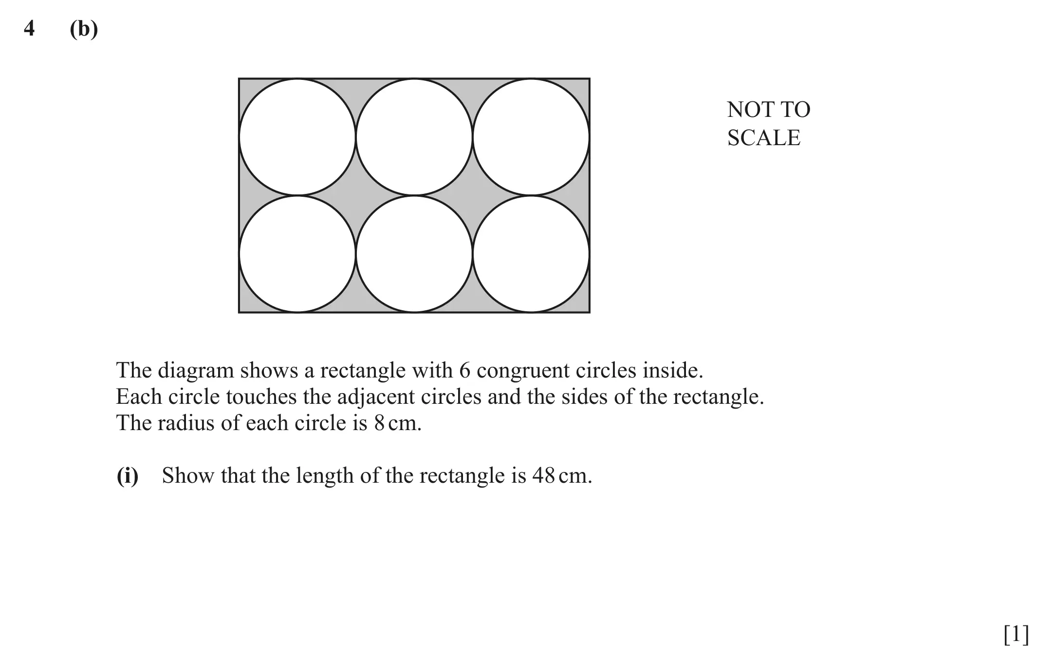Question 4(b)(i) - Cambridge IGCSE Maths Past Papers - Core Calculator June 2022 - Paper 31
