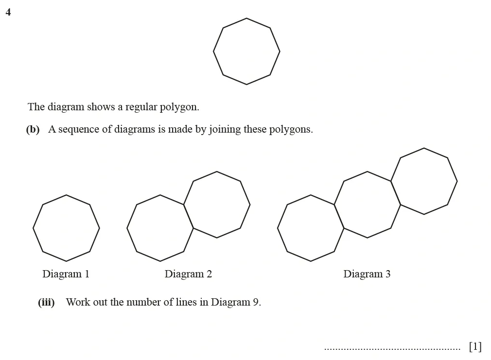 Question 04(b)(iii) - Cambridge IGCSE Maths Past Papers - Core Calculator June 2022 - Paper 33