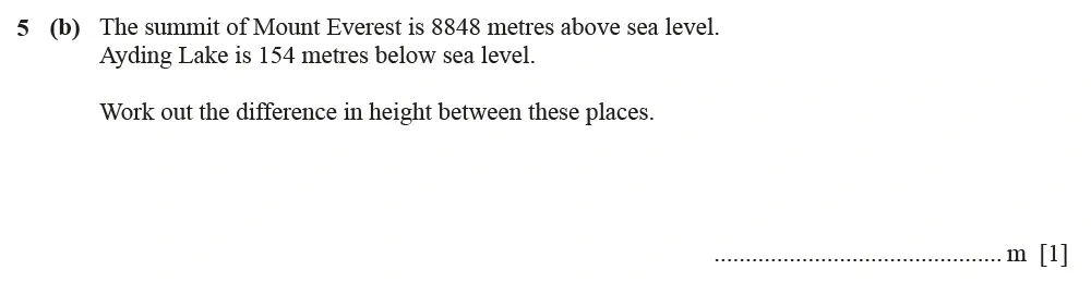Question 05(b) - Cambridge IGCSE Maths Past Papers - Core Calculator June 2022 - Paper 33