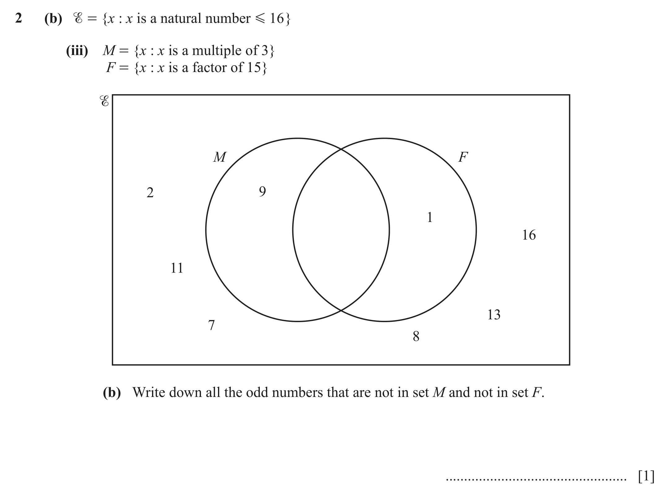 Question 2(b)(iii)(b) - Cambridge IGCSE Maths Past Papers - Core Calculator June 2022 - Paper 33