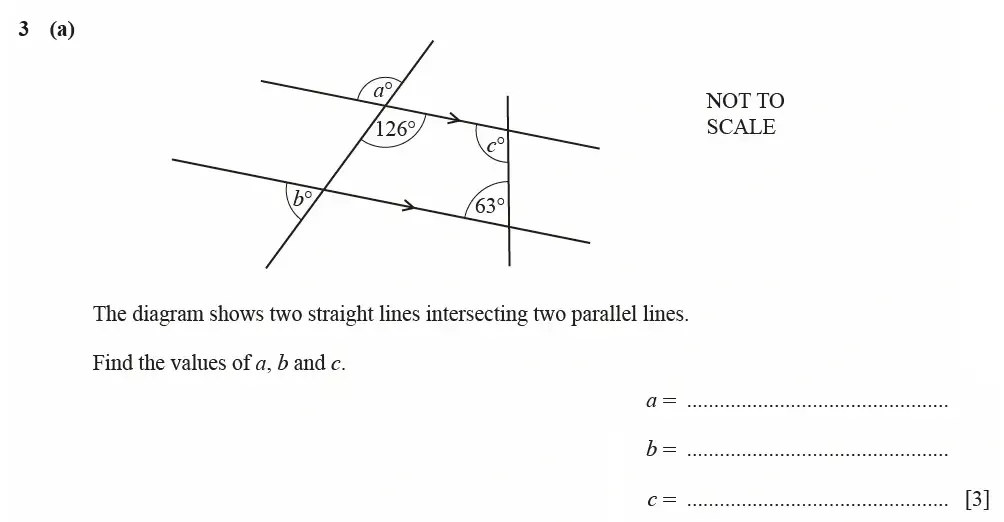 Question 03(a) - Cambridge IGCSE Maths Past Papers - Extended Calculator March 2021 - Paper 4
