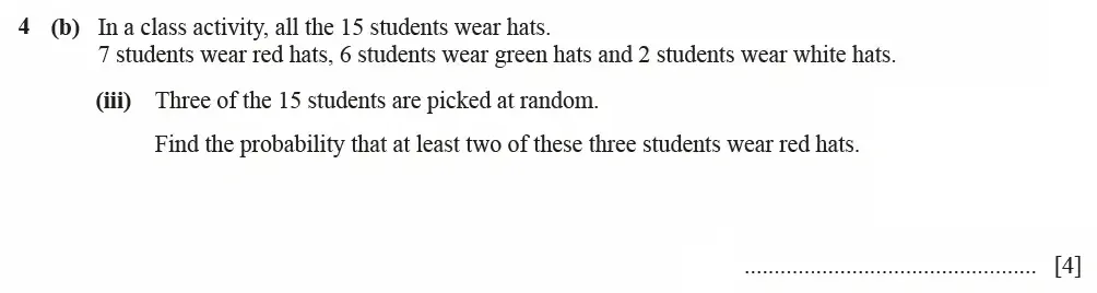 Question 04(b)(iii) - Cambridge IGCSE Maths Past Papers - Extended Calculator March 2021 - Paper 4