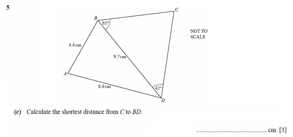 Question 05(c) - Cambridge IGCSE Maths Past Papers - Extended Calculator March 2021 - Paper 4