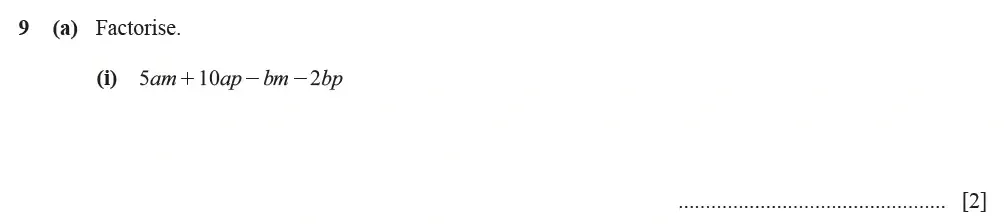 Question 09(a)(i) - Cambridge IGCSE Maths Past Papers - Extended Calculator March 2021 - Paper 4