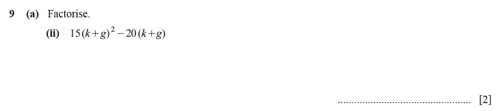 Question 09(a)(ii) - Cambridge IGCSE Maths Past Papers - Extended Calculator March 2021 - Paper 4