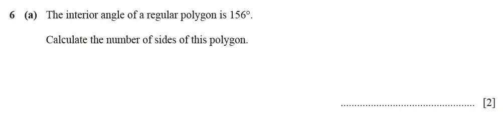 Question 06(a) - Cambridge IGCSE Maths Past Papers - Extended Calculator March 2022 - Paper 4