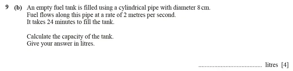 Question 09(b) - Cambridge IGCSE Maths Past Papers - Extended Calculator March 2022 - Paper 4
