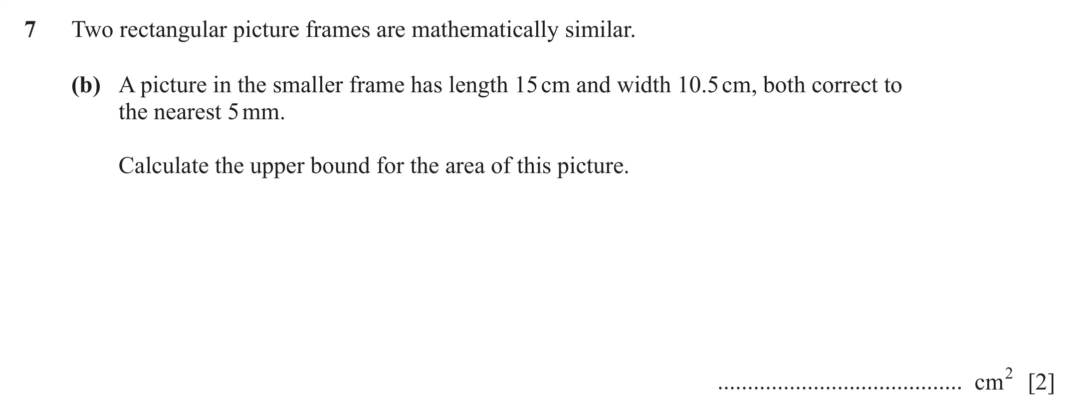 Question 7(b) - Cambridge IGCSE Maths Past Papers - Extended Calculator March 2022 - Paper 4