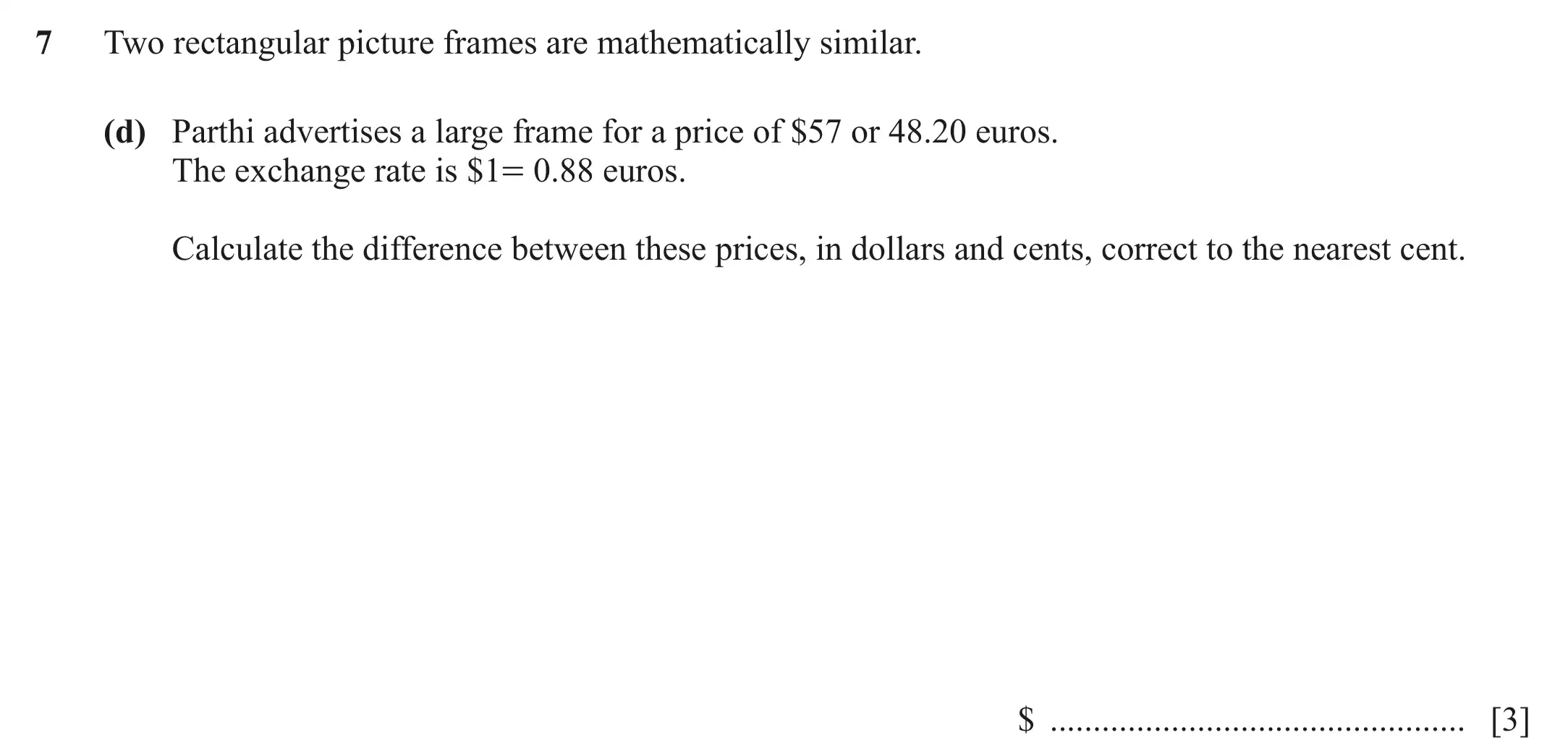 Question 7(d) - Cambridge IGCSE Maths Past Papers - Extended Calculator March 2022 - Paper 4