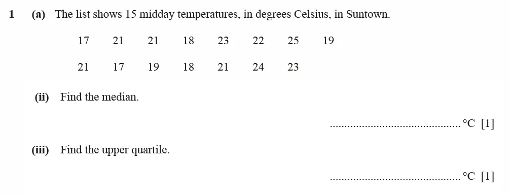 Question 01(a)(ii, iii) - Cambridge IGCSE Maths Past Papers - Extended Calculator June 2022 - Paper 41