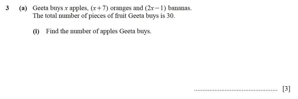 Question 03(a)(i) - Cambridge IGCSE Maths Past Papers - Extended Calculator June 2022 - Paper 41