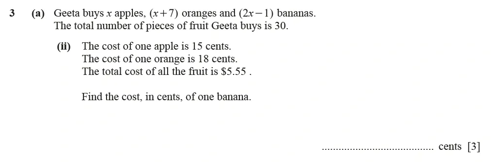 Question 03(a)(ii) - Cambridge IGCSE Maths Past Papers - Extended Calculator June 2022 - Paper 41