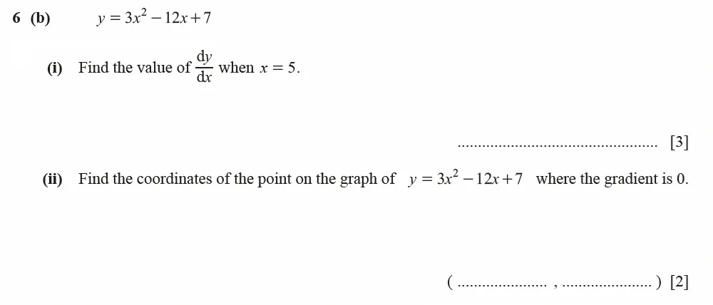 Question 06(b) - Cambridge IGCSE Maths Past Papers - Extended Calculator June 2022 - Paper 41