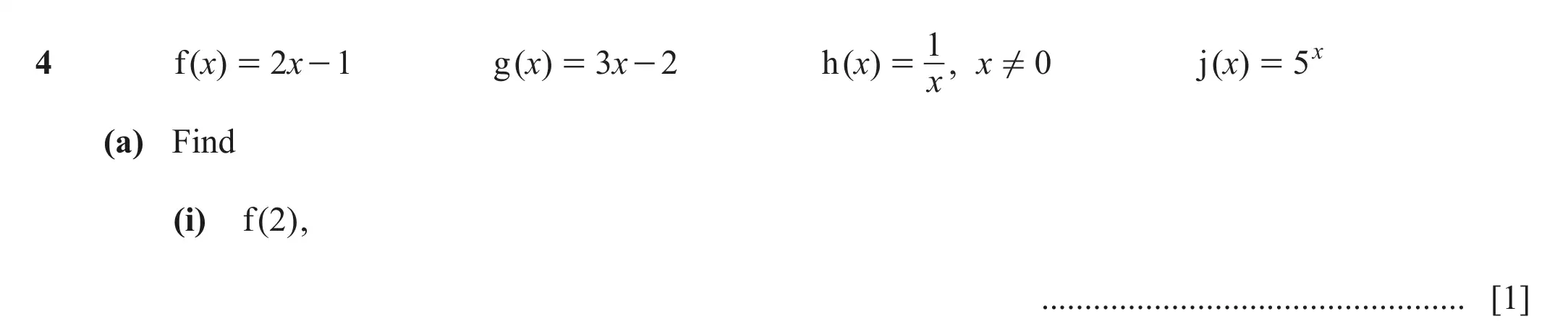 Question 4(a)(i) - Cambridge IGCSE Maths Past Papers - Extended Calculator June 2022 - Paper 41