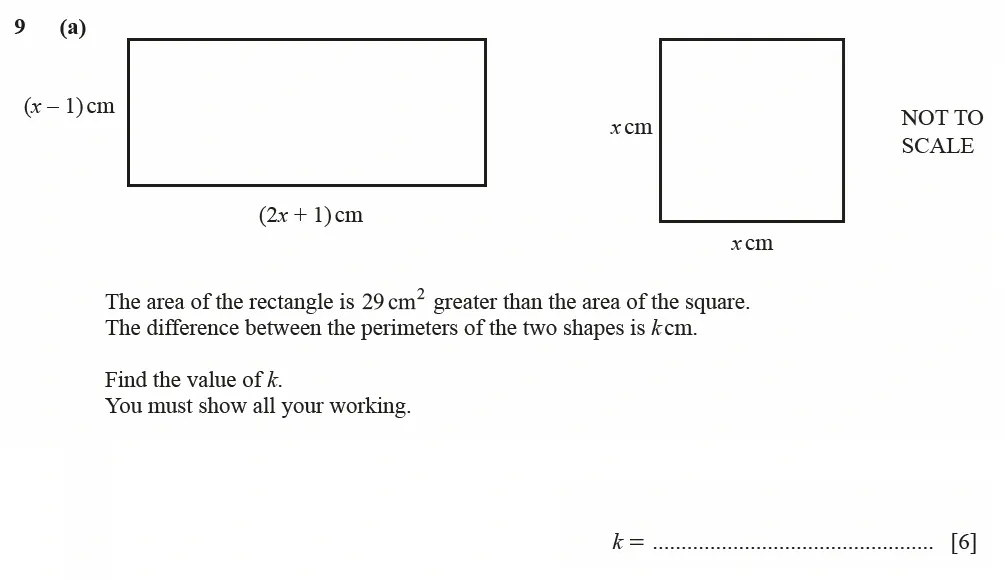 Question 09(a) - Cambridge IGCSE Maths Past Papers - Extended Calculator June 2022 - Paper 41