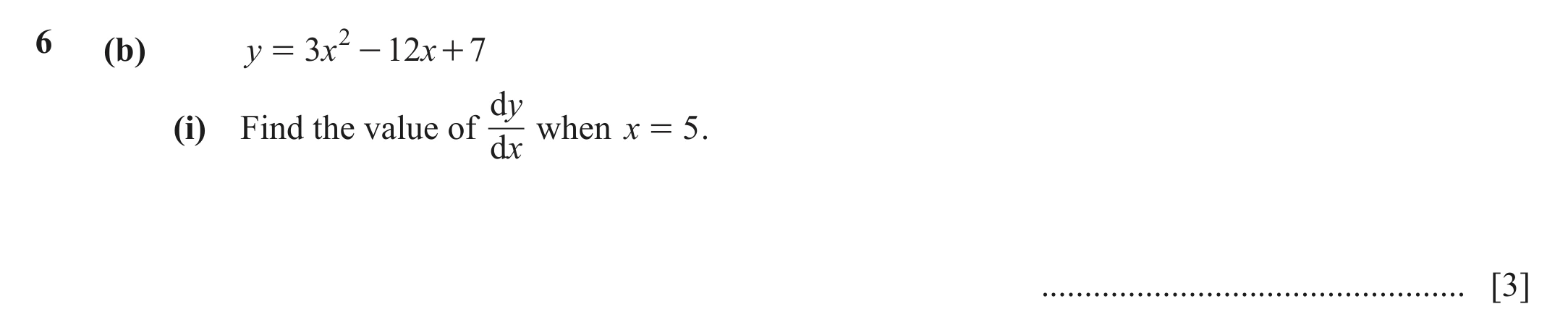 Question 6(b)(i) - Cambridge IGCSE Maths Past Papers - Extended Calculator June 2022 - Paper 41