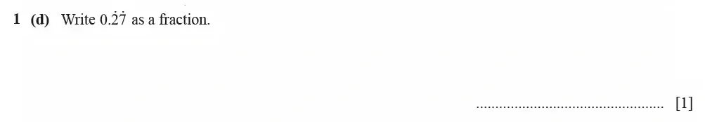 Question 01(d) - Cambridge IGCSE Maths Past Papers - Extended Calculator June 2022 - Paper 42